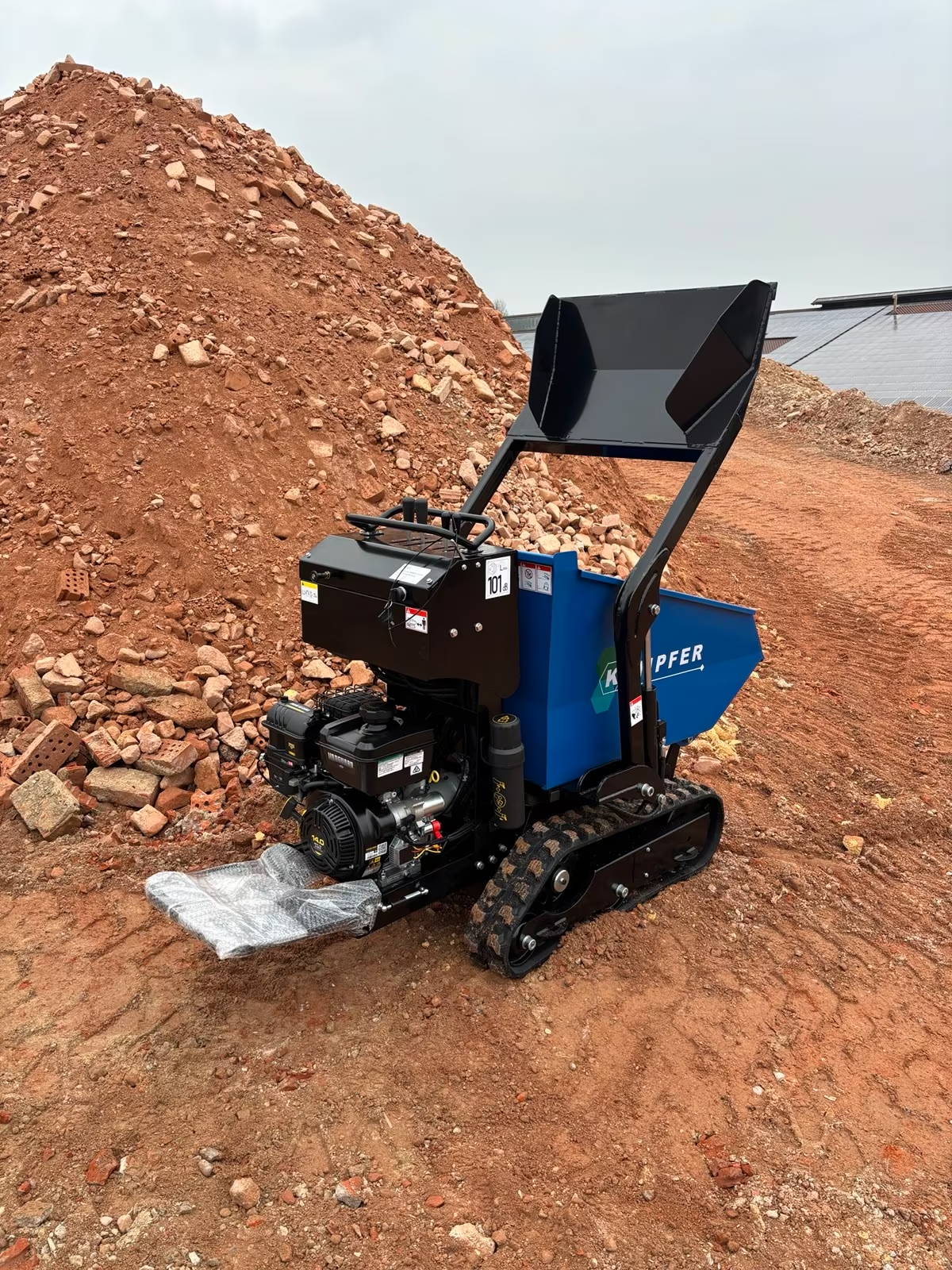 Kempfer KD-600S Raupendumper Selbstladeschaufel Kettendumper