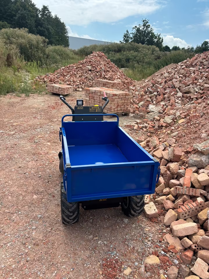 Kempfer MSK602 Elektrische Schubkarre Plattform Dumper Gärtnerei