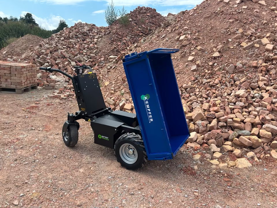 Kempfer MSK602 Elektrische Schubkarre Plattform Dumper Gärtnerei