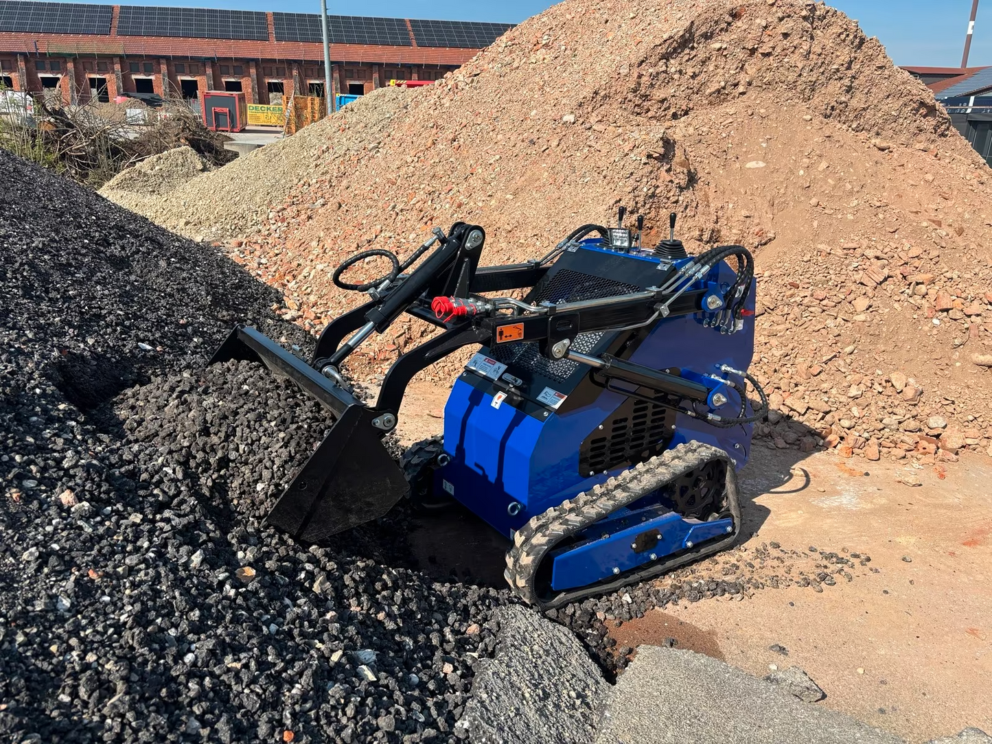 Kompaktlader Kempfer KL-800 Skid-Steer Multilader Diesel Raupen