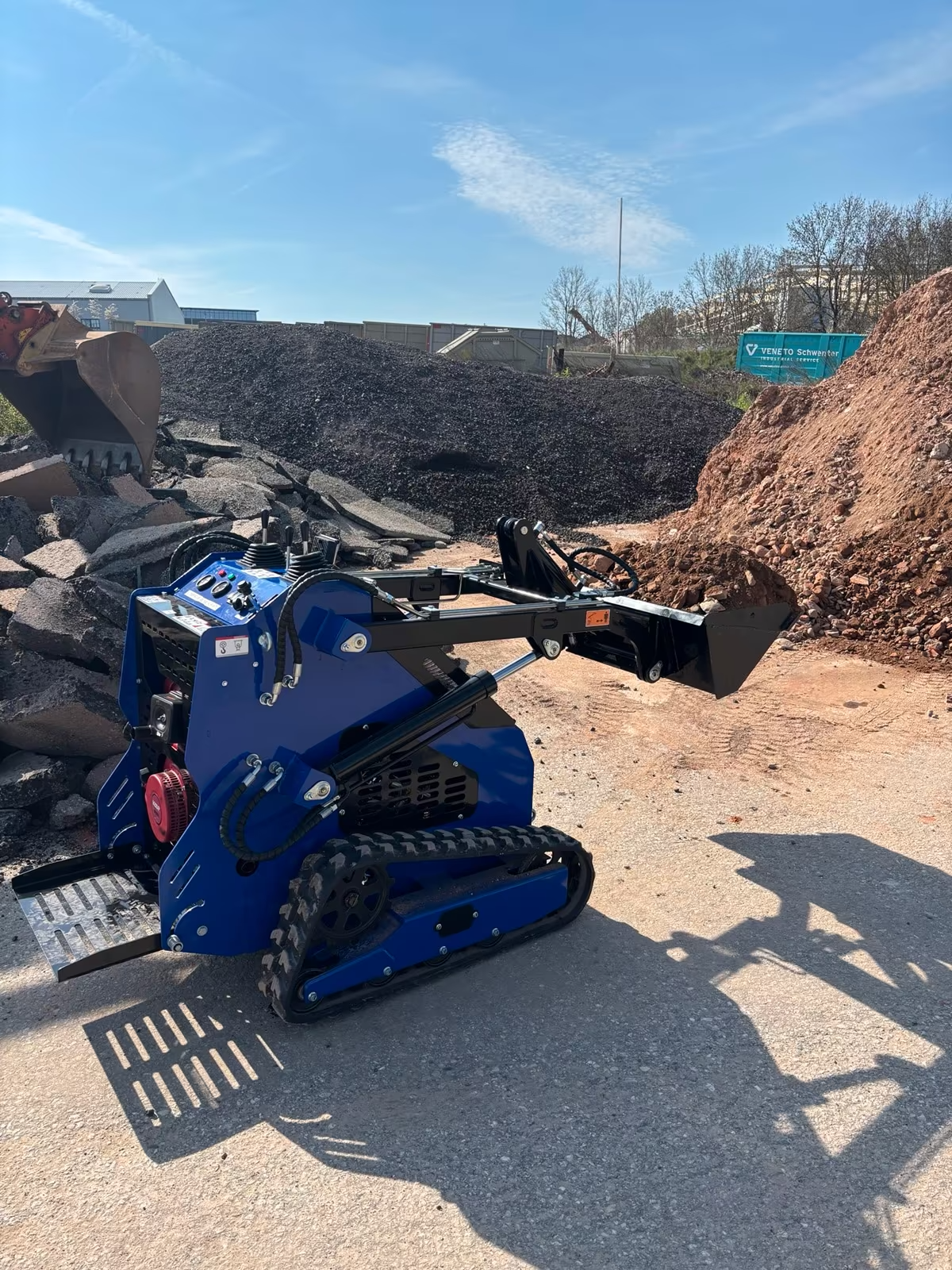 Kompaktlader Kempfer KL-800 Skid-Steer Multilader Diesel Raupen