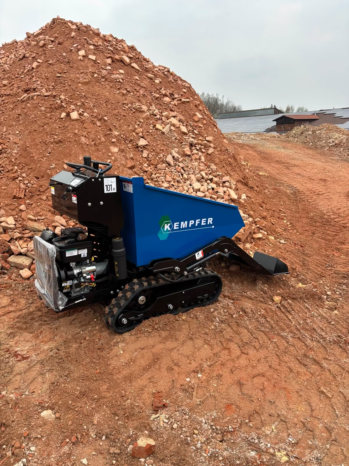 Kempfer KD-600S Raupendumper Selbstladeschaufel Kettendumper