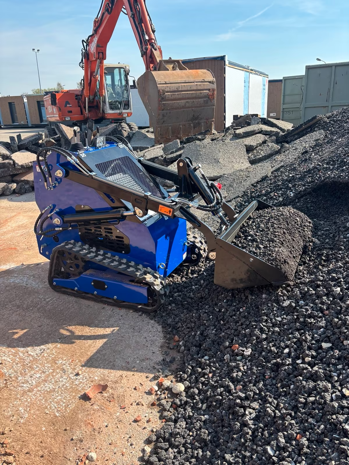 Kompaktlader Kempfer KL-800 Skid-Steer Multilader Diesel Raupen