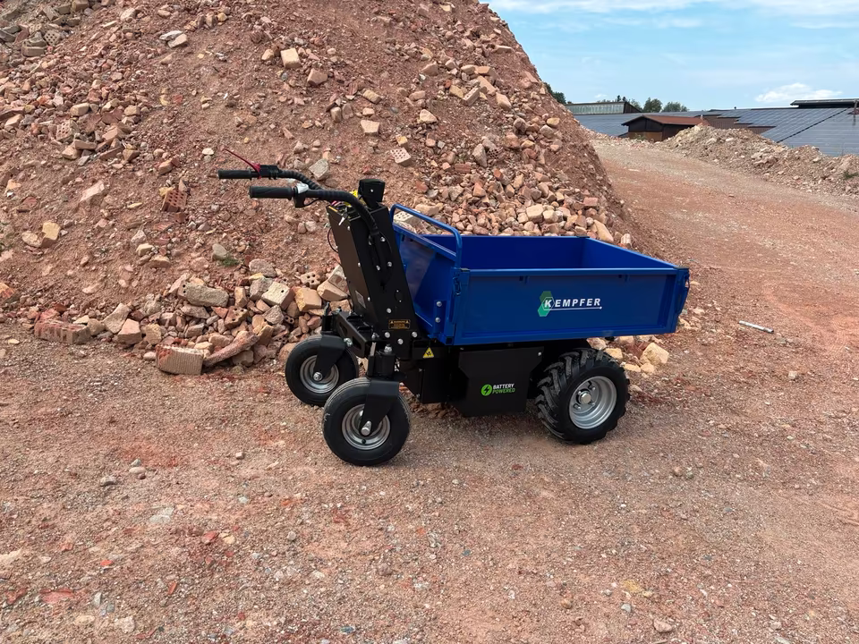 Kempfer MSK602 Elektrische Schubkarre Plattform Dumper Gärtnerei